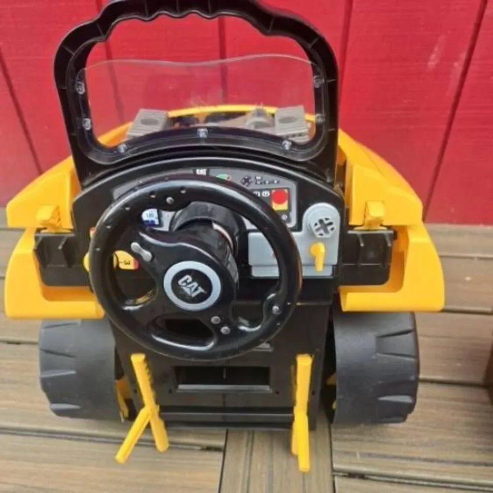 CAT truck toy engine klein And Home Depot talking tool box. Mechanic Toys